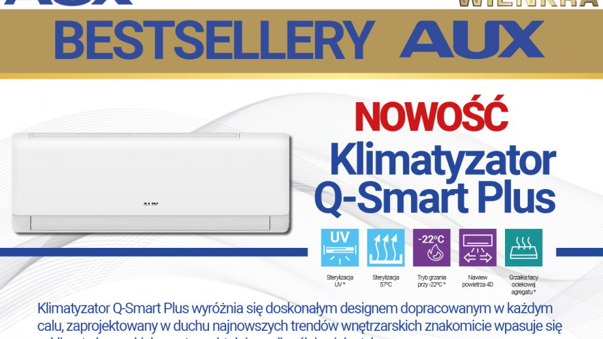 ✨ Klimatyzator Q-Smart Plus wyróżnia się nie tylko doskonałym designem, ale także dbałością o każdy detal.