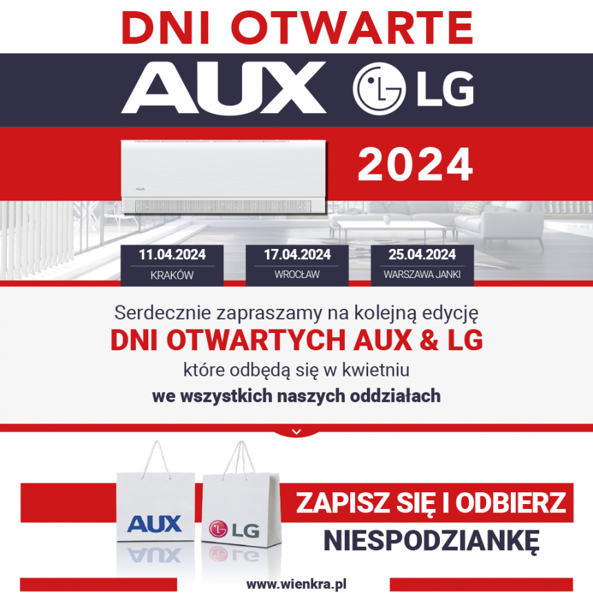Dni Otwarte AUX & LG dla Instalatorów