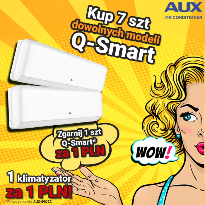 AUX - 7 szt Q-Smart- czerwiec 2025