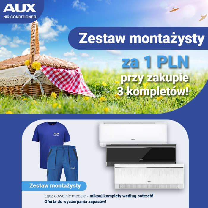 Zestaw montazysty za 1 PLN